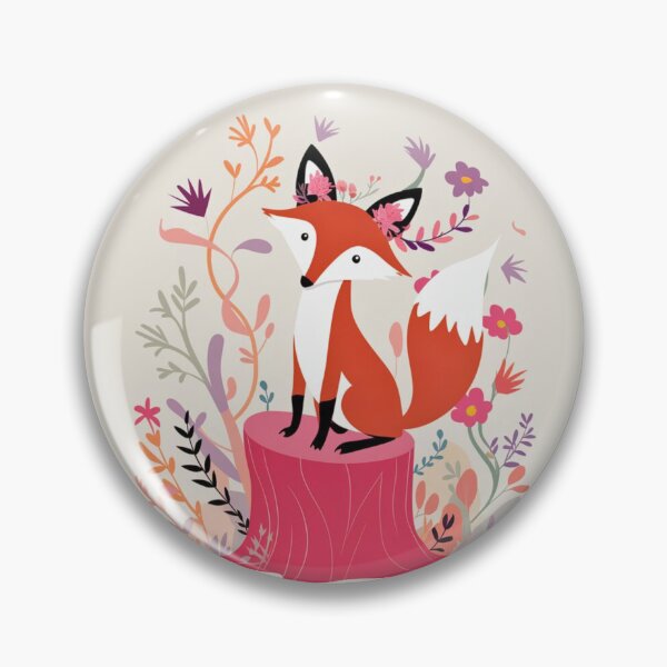 Item preview, Whimsical Fox. Fantasy cute fox, magical forest, enchanting woodland, vintage fox designed and sold by FoxVibes.