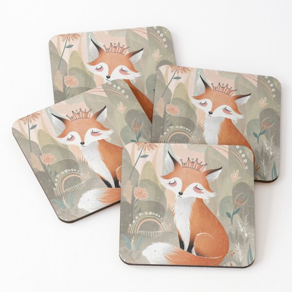 Item preview, Whimsical Fox. Fantasy cute fox, magical forest, enchanting woodland, vintage fox designed and sold by FoxVibes.