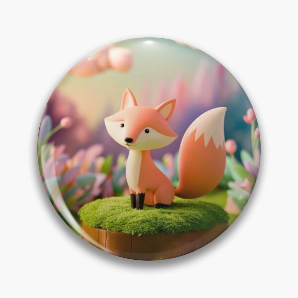 Item preview, Whimsical Fox. Fantasy cute fox, magical forest, enchanting woodland, vintage fox designed and sold by FoxVibes.