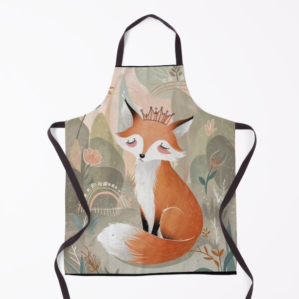 Item preview, Whimsical Fox. Fantasy cute fox, magical forest, enchanting woodland, vintage fox designed and sold by FoxVibes.