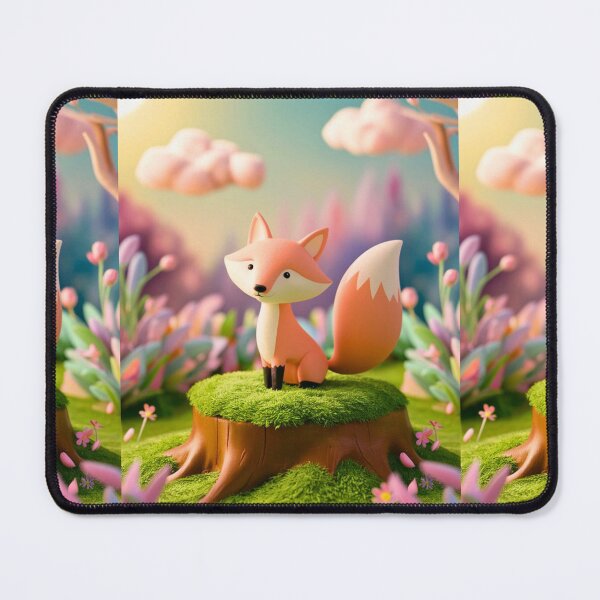 Item preview, Whimsical Fox. Fantasy cute fox, magical forest, enchanting woodland, vintage fox designed and sold by FoxVibes.