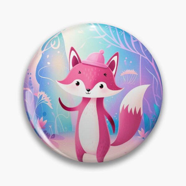 Item preview, Whimsical Fox. Fantasy cute fox, magical forest, enchanting woodland, vintage fox designed and sold by FoxVibes.