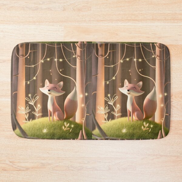 Item preview, Whimsical Fox. Fantasy cute fox, magical forest, enchanting woodland, vintage fox designed and sold by FoxVibes.