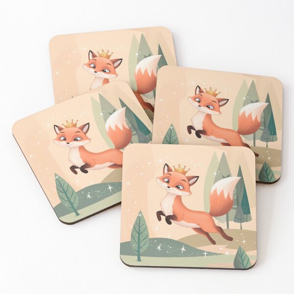 Item preview, Whimsical Fox. Fantasy cute fox, magical forest, enchanting woodland, vintage fox designed and sold by FoxVibes.