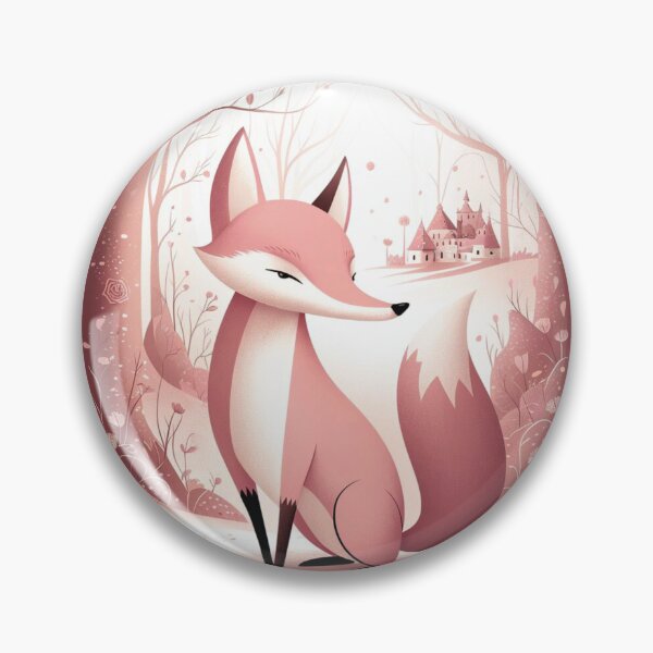 Item preview, Whimsical Fox. Fantasy cute fox, magical forest, enchanting woodland, vintage fox designed and sold by FoxVibes.