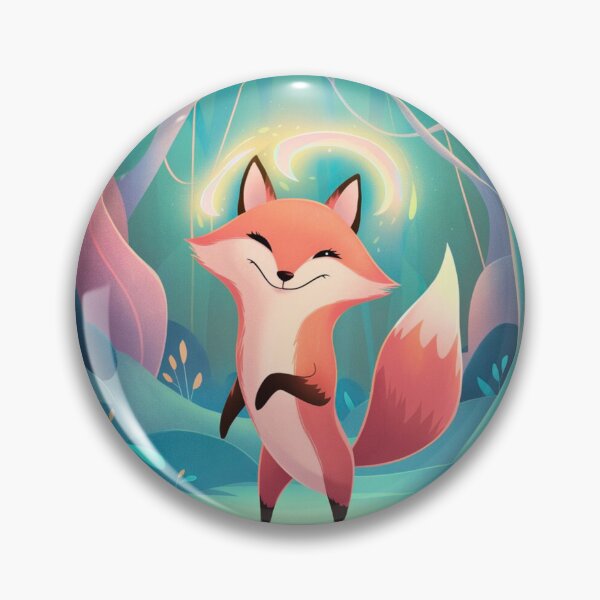 Item preview, Whimsical Fox. Fantasy cute fox, magical forest, enchanting woodland, vintage fox designed and sold by FoxVibes.