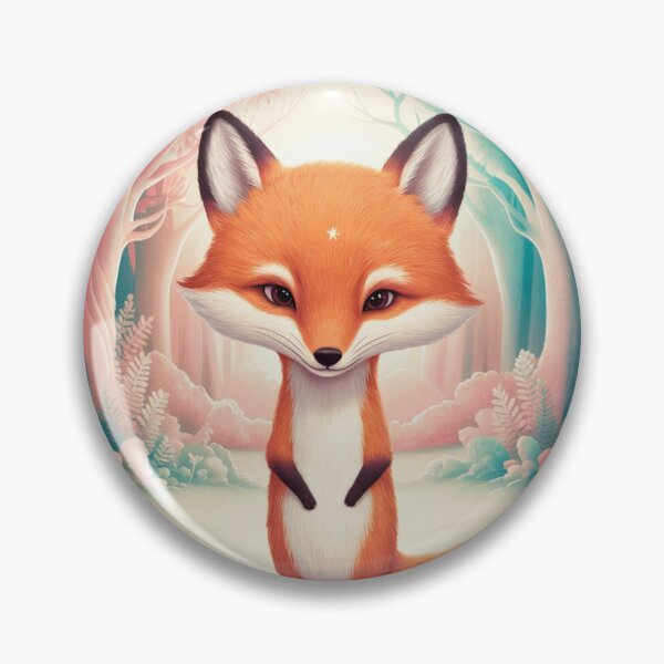 Item preview, Whimsical Fox. Fantasy cute fox, magical forest, enchanting woodland, vintage fox designed and sold by FoxVibes.