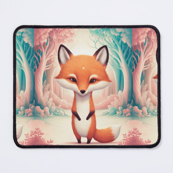 Item preview, Whimsical Fox. Fantasy cute fox, magical forest, enchanting woodland, vintage fox designed and sold by FoxVibes.