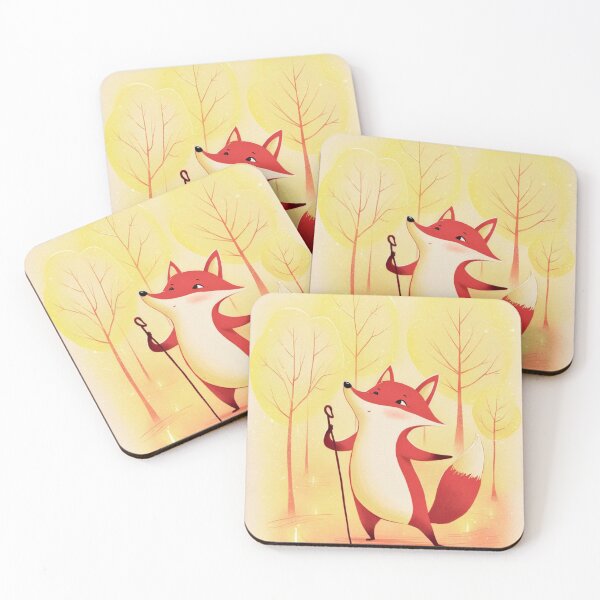 Item preview, Whimsical Fox. Fantasy cute fox, magical forest, enchanting woodland, vintage fox designed and sold by FoxVibes.