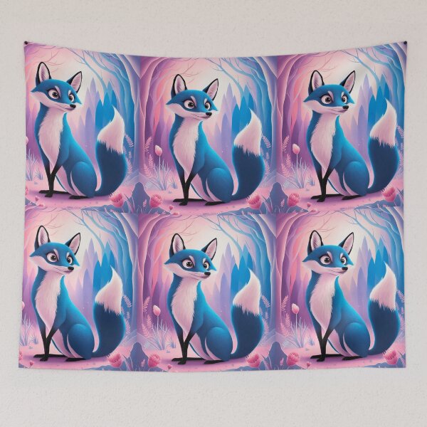 Item preview, Whimsical Fox. Fantasy cute fox, magical forest, enchanting woodland, vintage fox designed and sold by FoxVibes.