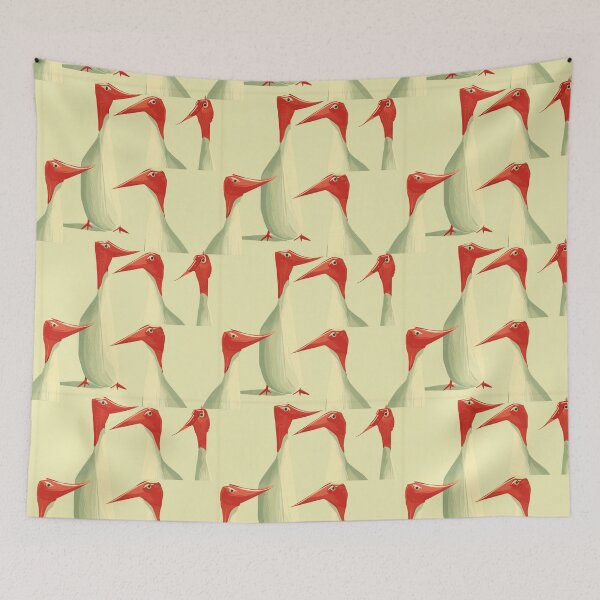 Item preview, Red-headed bird. designed and sold by Yolanda Cañardo Galve.