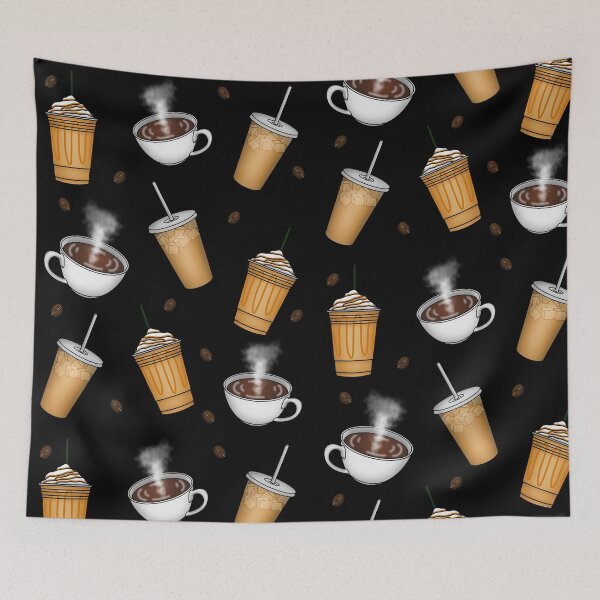 Item preview, Coffee Lover Pattern designed and sold by WiseWitch.