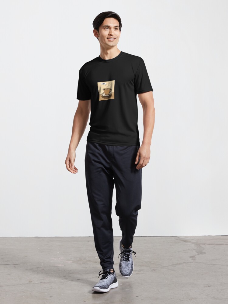 Thumbnail 5 of 7, Active T-Shirt, Coffee time everyday designed and sold by Lessis-.