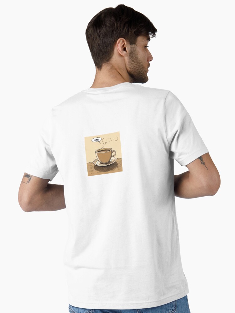 Thumbnail 1 of 7, Essential T-Shirt, Coffee time everyday designed and sold by Lessis-.