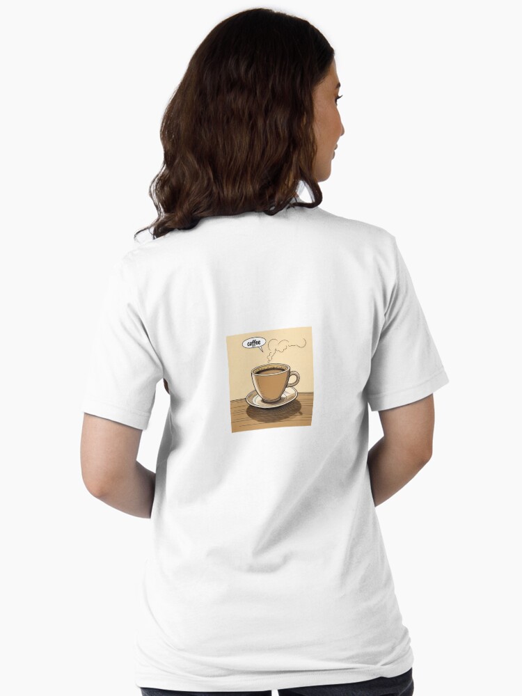 Thumbnail 2 of 7, Essential T-Shirt, Coffee time everyday designed and sold by Lessis-.