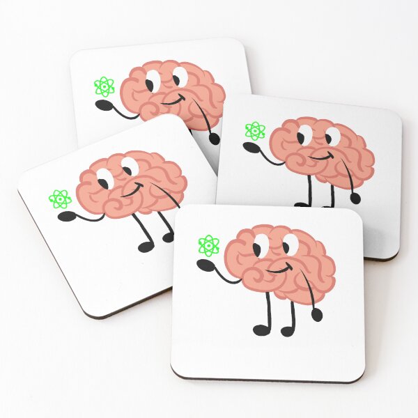 Item preview, Brian the brain holding an atom designed and sold by Alorakay.