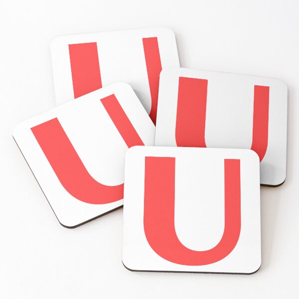 Item preview, Big Red Alphabet Letter U designed and sold by RobbiesMusic.