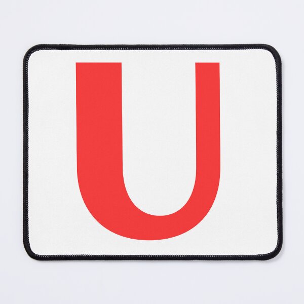 Item preview, Big Red Alphabet Letter U designed and sold by RobbiesMusic.
