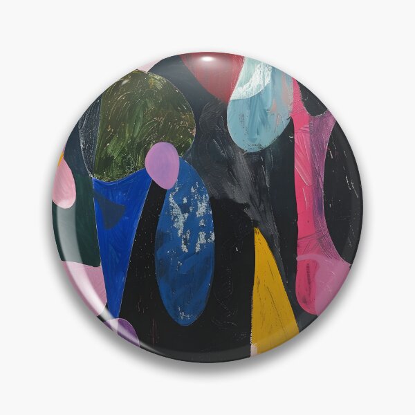 Item preview, Dynamic Swirling Abstract Shapes in Vibrant Colors on Dark Backdrop Geometric Modern Art AI Generated designed and sold by OlfactoART Studio.
