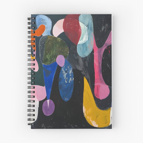 Item preview, Dynamic Swirling Abstract Shapes in Vibrant Colors on Dark Backdrop Geometric Modern Art AI Generated designed and sold by OlfactoART Studio.