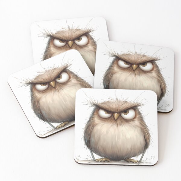Item preview, a Grumpy Owl designed and sold by BeefStroganof.