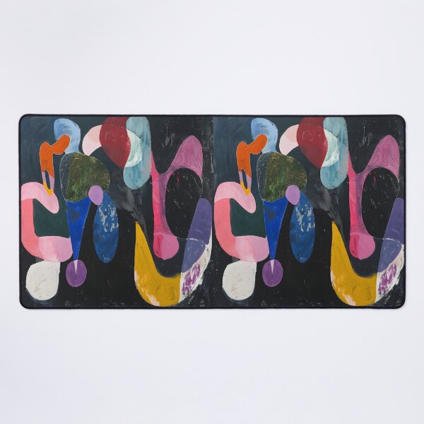 Item preview, Dynamic Swirling Abstract Shapes in Vibrant Colors on Dark Backdrop Geometric Modern Art AI Generated designed and sold by OlfactoART Studio.