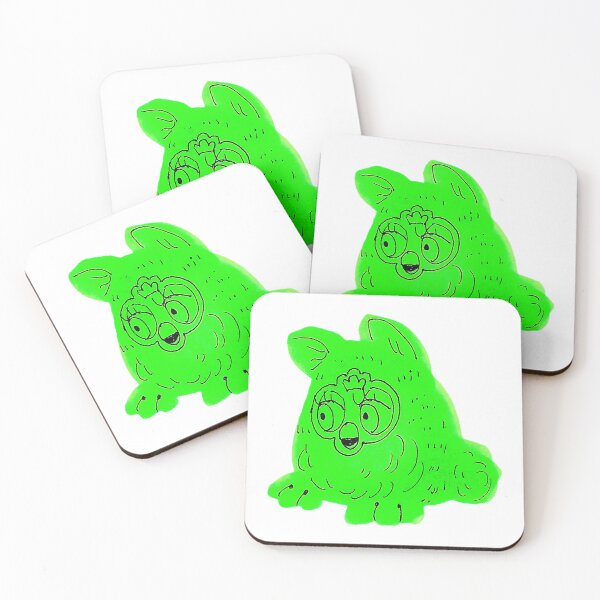 Item preview, Green Furby  designed and sold by Forze-del-Shop.