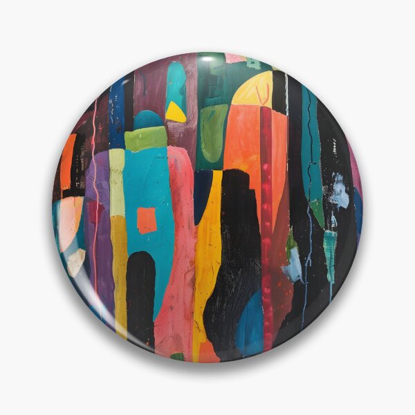 Item preview, Dynamic Abstract Composition with Elongated Shapes and Bold Colors - Vibrant Art with Depth Generative AI designed and sold by OlfactoART Studio.