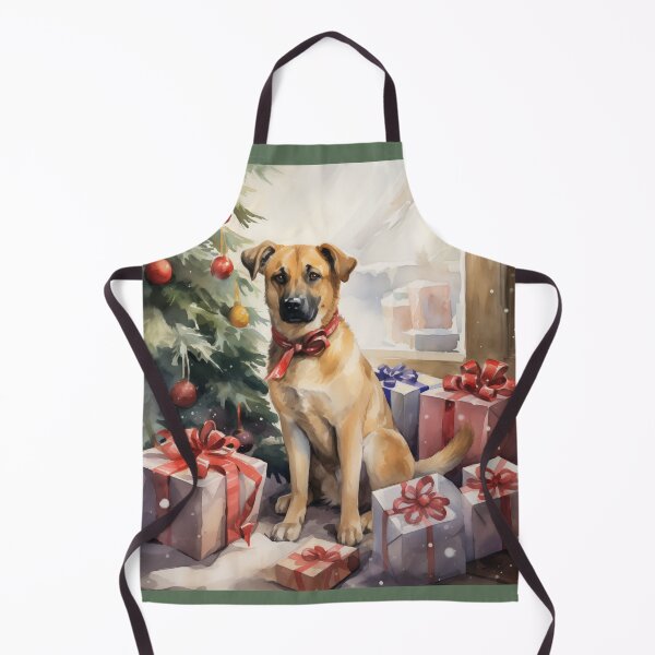 Item preview, Christmas Portrait of a Chinook Dog designed and sold by Samuelsboro.