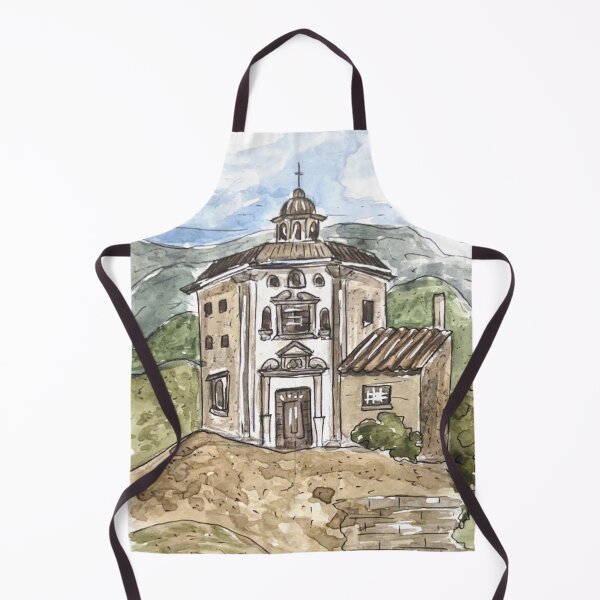 Item preview, Chiesa di Santa Maria Watercolor Illustration designed and sold by kriti130.