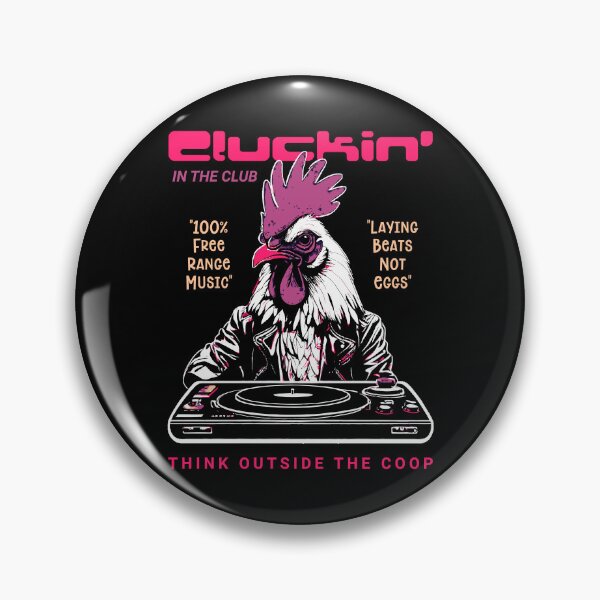 Item preview, Dance Club Music - Cool Cute Funny Chicken DJ designed and sold by Urban-Alien.