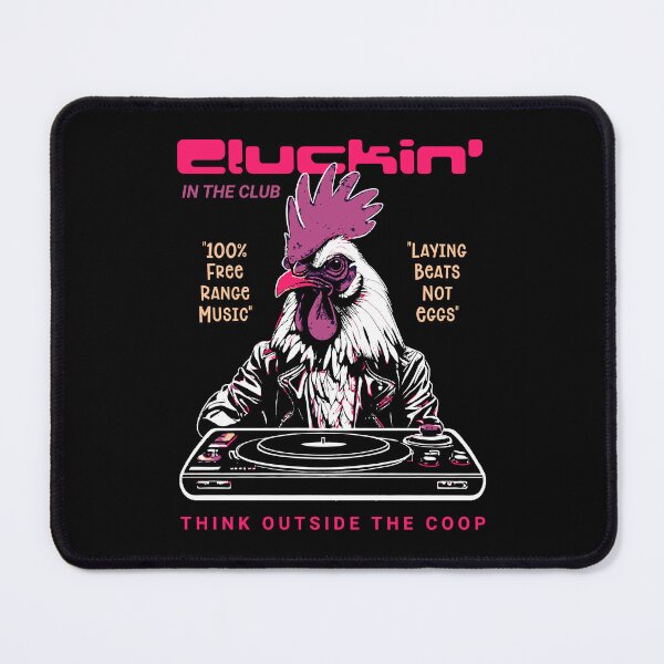 Item preview, Dance Club Music - Cool Cute Funny Chicken DJ designed and sold by Urban-Alien.