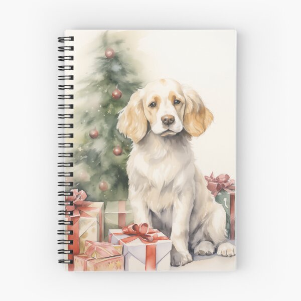 Item preview, Christmas Portrait of a Clumber Spaniel designed and sold by Samuelsboro.