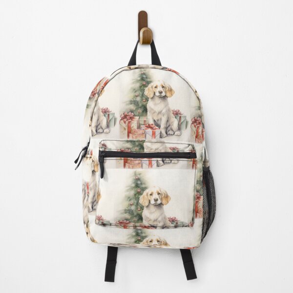 Item preview, Christmas Portrait of a Clumber Spaniel designed and sold by Samuelsboro.