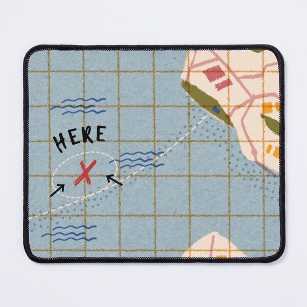 Item preview, Treasure Map Illustration designed and sold by Divya-Hirodiya.