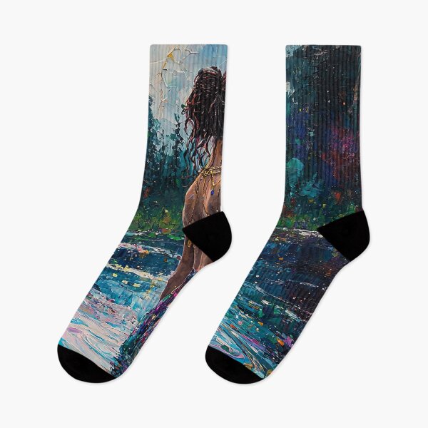 Item preview, Moon bath - Abstract paint designed and sold by UmagineArts.