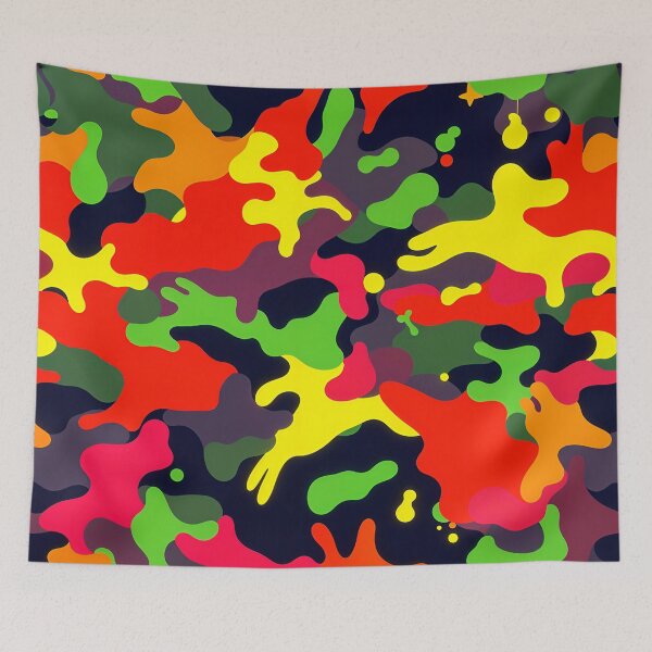 Item preview, Colorful Abstract Camouflage Pattern Design designed and sold by TheArtOfPat.