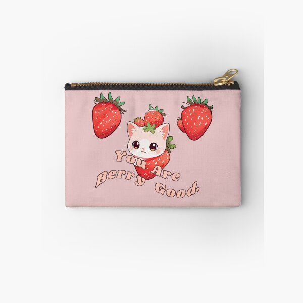 Item preview, YOU ARE BERRY GOOD CUTE PINK KITTY designed and sold by La Loca.