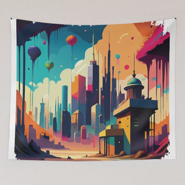 Item preview, Modern Pop Cities 06 designed and sold by AlienSativo.