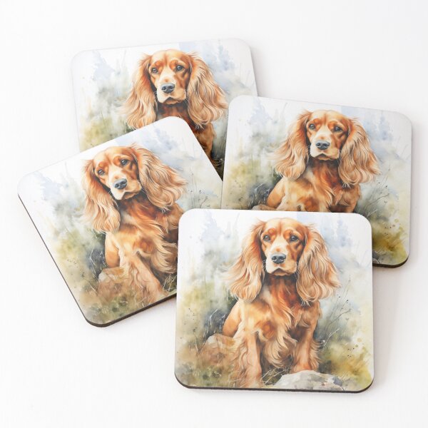Item preview, Watercolor Cocker Spaniel Portrait designed and sold by Samuelsboro.