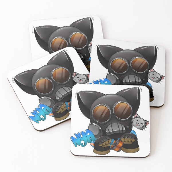 Item preview, Equipo Purrtress 2 Meowcenaries: Blue Pyro designed and sold by Tabikato.