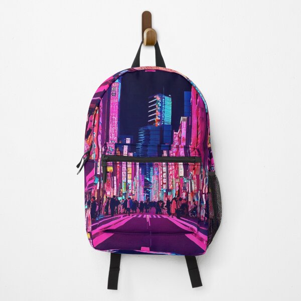 Item preview, TOKYO JAPAN NEON SCI FI CYBERPUNK STREETS designed and sold by milestotreasure.