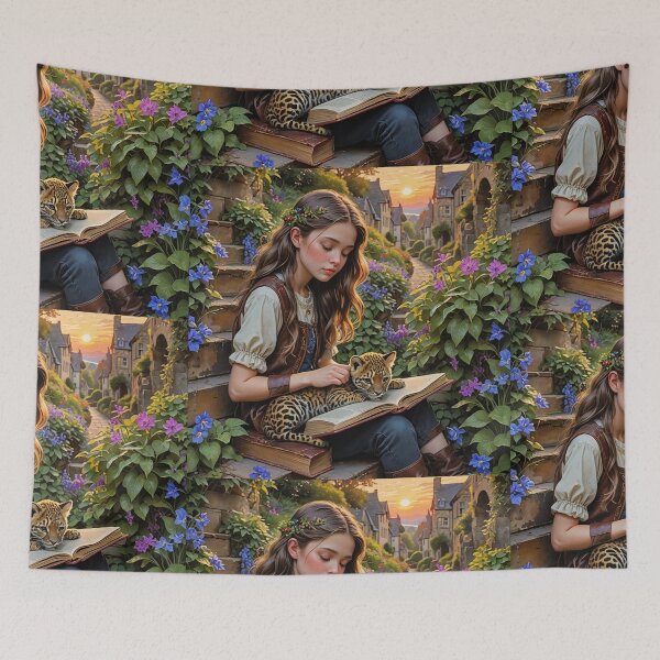 Item preview, Reader on the Stairs designed and sold by IvaRenee.