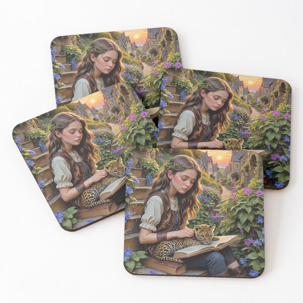 Item preview, Reader on the Stairs  designed and sold by IvaRenee.