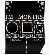 Baby Milestone Board Graphic Poster