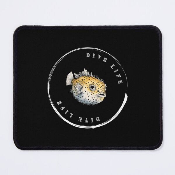 Item preview, Scuba diver, puffer fish, all profit supports ocean conservation  designed and sold by seekingclarity.