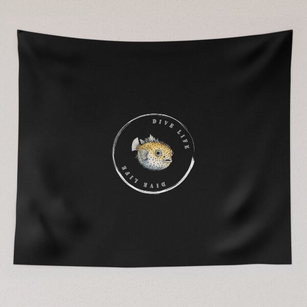 Item preview, Scuba diver, puffer fish, all profit supports ocean conservation  designed and sold by seekingclarity.
