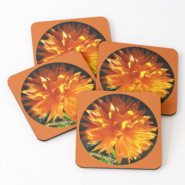 Item preview, Floral Orange Calendula by Wagonesta  designed and sold by Wagonesta.