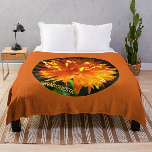 Item preview, Floral Orange Calendula by Wagonesta  designed and sold by Wagonesta.