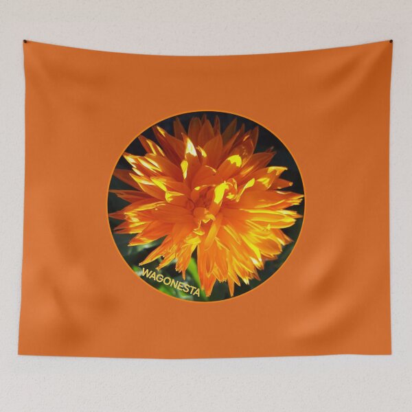 Item preview, Floral Orange Calendula by Wagonesta  designed and sold by Wagonesta.